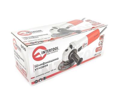 Шлифмашина угловая 750 Вт, 11000 об/мин, 125 мм INTERTOOL DT-0263