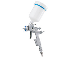 HVLP II Профессиональный краскораспылитель 1,3 мм, верхний пластиковый бачок 600 мл INTERTOOL PT-0105-foto7