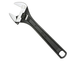 Ключ разводной 200мм, Cr-V, черный, фосфатированный, INTERTOOL XT-0058-foto2