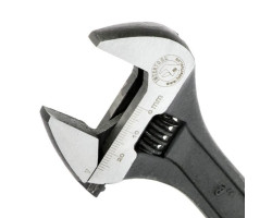 Ключ разводной 200мм, Cr-V, черный, фосфатированный, INTERTOOL XT-0058-foto5