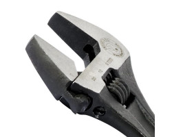 Ключ разводной 200мм, Cr-V, черный, фосфатированный, INTERTOOL XT-0058-foto6