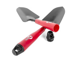 Набор огородный: лопата 330 мм, грабли 330 мм, грабли веерные 400 мм, сапка огородная 330 мм, удлинитель INTERTOOL FT-0020-foto7