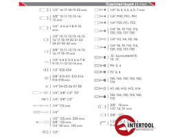 Профессиональный набор инструментов 151 ед. INTERTOOL ET-7151-foto4