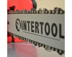 Пила цепная 2400 Вт, 800 м/мин, шина 405 мм, 230 В, прямой двигатель INTERTOOL DT-2204-foto13