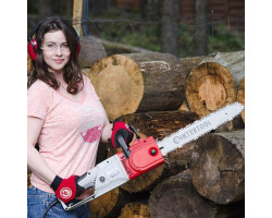 Пила цепная 2400 Вт, 800 м/мин, шина 405 мм, 230 В, прямой двигатель INTERTOOL DT-2204-foto15