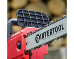 Пила цепная 2400 Вт, 800 м/мин, шина 405 мм, 230 В, прямой двигатель INTERTOOL DT-2204-foto18