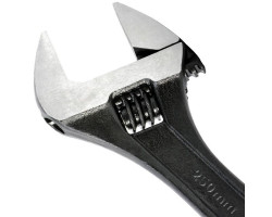 Ключ разводной 250мм, Cr-V, черный, фосфатированный, INTERTOOL XT-0060-foto7