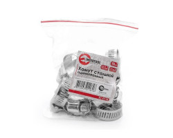 Хомут стальной оцинкованный 12,7 мм D 18-32 мм (упаковка 10 шт) INTERTOOL TC-0118-foto3