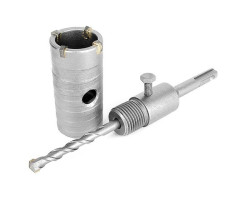 Комплект: сверло корончатое по бетону 36 мм+Переходник SDS Plus 100мм INTERTOOL SD-7036-foto4