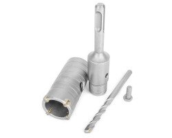 Комплект: сверло корончатое по бетону 36 мм+Переходник SDS Plus 100мм INTERTOOL SD-7036-foto5