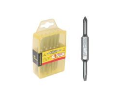 Комплект отверточных насадок PH2/SL6 мм 4 в 1 (10 шт) INTERTOOL VT-0062