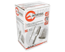 Комплект: сверло корончатое по бетону 40 мм+Переходник SDS Plus 100мм INTERTOOL SD-7040-foto6