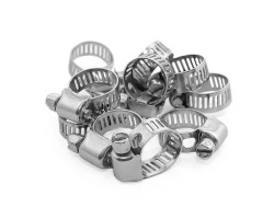 Хомут стальной оцинкованный 8 мм D 6-16 мм (упаковка 10 шт) INTERTOOL TC-0006-foto2