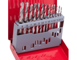 Набор сверл по металлу HSS 13 шт (2.0-8.0) INTERTOOL SD-0114-foto2
