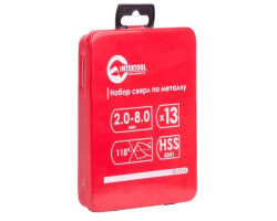 Набор сверл по металлу HSS 13 шт (2.0-8.0) INTERTOOL SD-0114-foto4