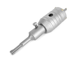 Комплект: сверло корончатое по бетону 46 мм+Переходник SDS Plus 100мм INTERTOOL SD-7046-foto3