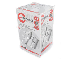 Комплект: сверло корончатое по бетону 46 мм+Переходник SDS Plus 100мм INTERTOOL SD-7046-foto7