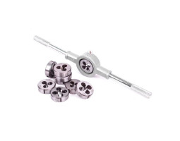 Набор плашек M3-M12 и метчиков M3-M12, 20 ед. INTERTOOL SD-8020-foto5