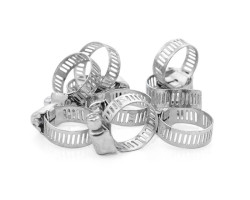 Хомут стальной оцинкованный 8 мм D 11-20 мм (упаковка 10 шт) INTERTOOL TC-0011-foto2