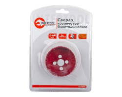 Коронка по металлу биметаллическая 64 мм INTERTOOL SD-5664-foto4