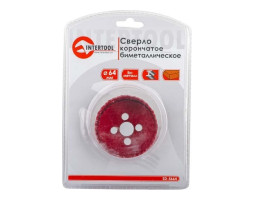 Коронка по металлу биметаллическая 64 мм INTERTOOL SD-5664-foto4
