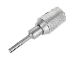 Комплект: сверло корончатое по бетону 50 мм+Переходник SDS Plus 100мм INTERTOOL SD-7050-foto2