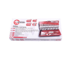 Набор метчиков и плашек 32 ед INTERTOOL SD-8032-foto2