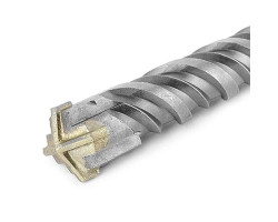 Бур SDS MAX, QUADRO, 28x1000мм INTERTOOL SDM-28100-foto5