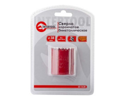 Коронка по металлу биметаллическая 38 мм INTERTOOL SD-5638-foto4