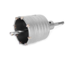 Комплект: сверло корончатое по бетону 65 мм+Переходник SDS Plus 100мм INTERTOOL SD-7065-foto2