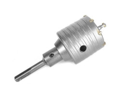 Комплект: сверло корончатое по бетону 65 мм+Переходник SDS Plus 100мм INTERTOOL SD-7065-foto4