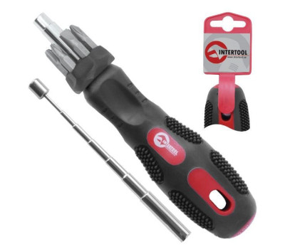 Отвертка телескопическая 7 в 1 INTERTOOL VT-1007