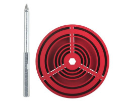 Держатель для корончатых сверл 103 мм, с центровочным сверлом INTERTOOL SD-0399-foto2