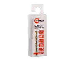 Сверло кобальтовое по металлу 2.5 мм HSS-Co, DIN 338 INTERTOOL SD-5425-foto3