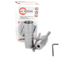 Комплект: сверло корончатое по бетону 26 мм+Переходник SDS Plus 100 мм INTERTOOL SD-7026-foto6
