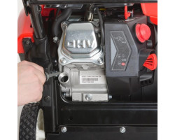 Снегоуборщик бензиновый, 4-х тактный двигатель 2.2 HP / 1,65 кВт, рабочая ширина 460 мм, с регулировкой направления выброса снега INTERTOOL SN-4000-foto5