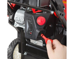 Снегоуборщик бензиновый, 4-х тактный двигатель 2.2 HP / 1,65 кВт, рабочая ширина 460 мм, с регулировкой направления выброса снега INTERTOOL SN-4000-foto6