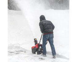 Снегоуборщик бензиновый, 4-х тактный двигатель 2.2 HP / 1,65 кВт, рабочая ширина 460 мм, с регулировкой направления выброса снега INTERTOOL SN-4000-foto10