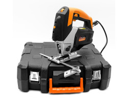 Электролобзик STORM, 800 Вт, 800-3000 ход/мин, угол 90 град., гл.распила 100 мм, визуализация линии реза INTERTOOL WT-0480-foto7