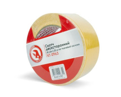 Скотч двухсторонний 50 мм*25 м на тканевой основе INTERTOOL KT-0963-foto3