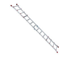 Лестница алюминиевая универсальная раскладная телескопическая 4x4 ступ. 4,20 м INTERTOOL LT-2044-foto3