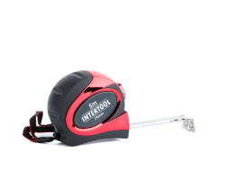 Рулетка 5 м x 19 мм с автоматической блокировкой полотна, на зацепе полотна установлены магниты INTERTOOL MT-0805-foto2