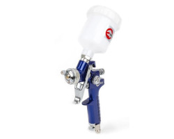 Пистолет покрасочный пневматический HVLP мини , форсунка 0,8 мм, верхняя подача, бачок 125 мл. 3,0 бар INTERTOOL PT-0101-foto4