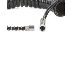 Шланг для аэрографа спиральный, полиуретан 6*4 мм, 3 м, 1/8"-1/8" INTERTOOL PT-1750-foto3