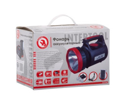 Фонарь аккумуляторный 1LED 5W + 22 SMD INTERTOOL LB-0104-foto13