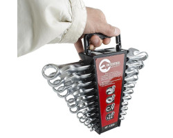 Набор ключей комбинированных 22 ед. дюймовых 11 ед метрических 11 ед INTERTOOL HT-1305-foto3