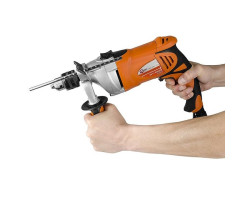 Дрель ударная STORM 1010 Вт, 0-3000 об/мин, 1,5-13 мм, реверс, регулировка об. INTERTOOL WT-0109-foto10