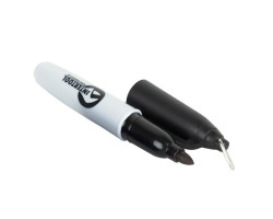 Мини-маркеры перманентные черные, L= 93мм, 80 шт/упак. INTERTOOL KT-5010-foto6