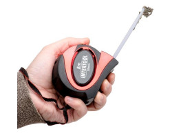 Рулетка 8 м x 25 мм с автоматической блокировкой полотна, на зацепе полотна установлены магниты INTERTOOL MT-0808-foto8