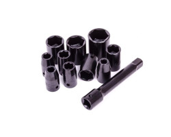 Гайковерт пневматический в чемодане + набор головок 17 ед, 1/2" INTERTOOL PT-1101-foto5